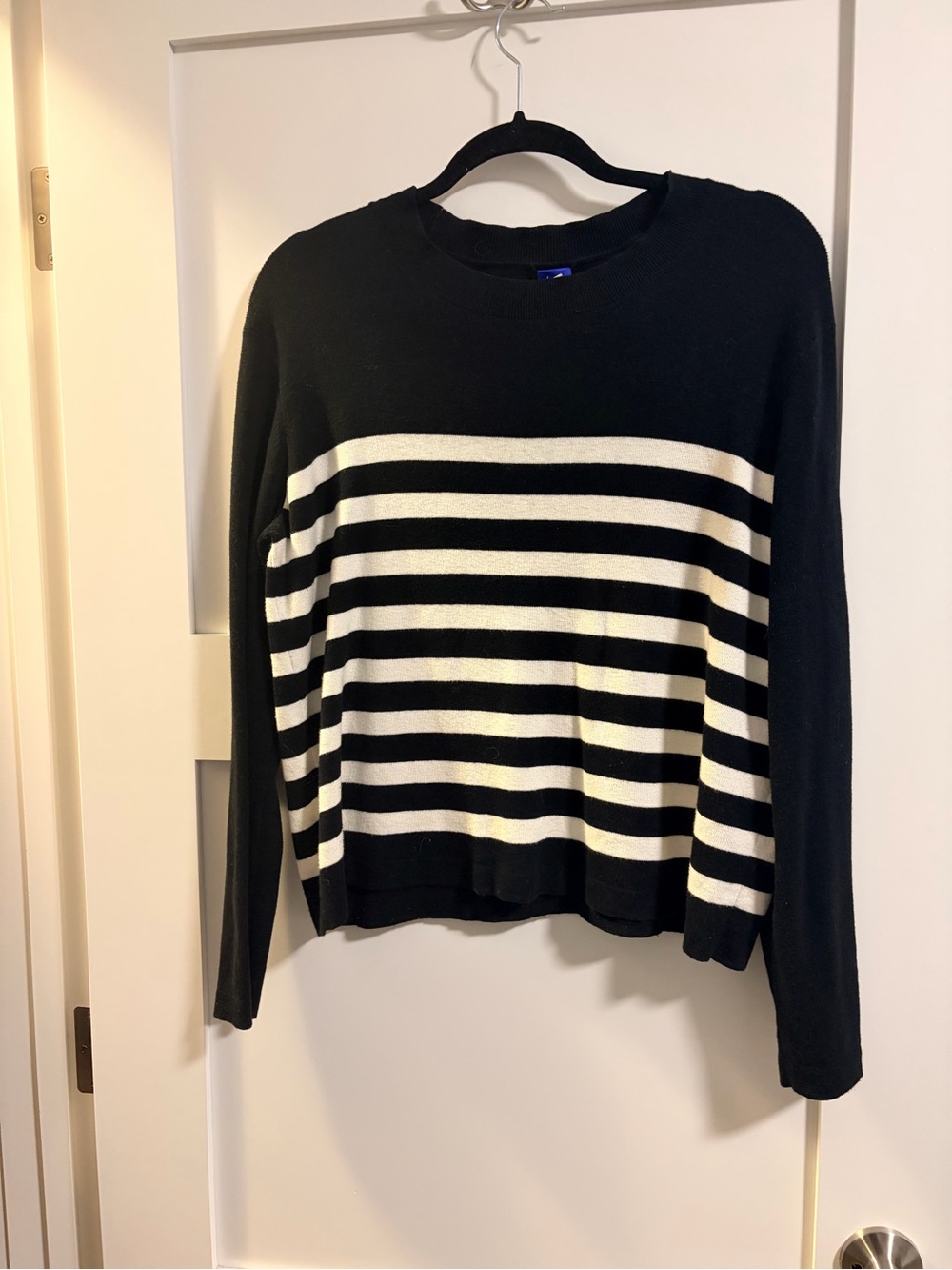 Kit and Ace & White Striped Crewneck Sweater